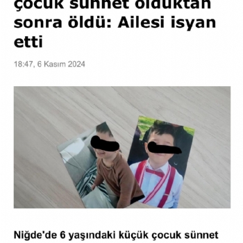 Sünnet riskli bir operasyon değildir.